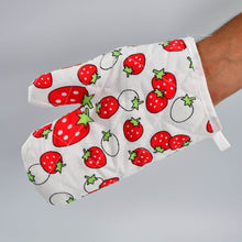 Designer Multicoloured Oven Mitt and Pot Holder - Super Bachat
