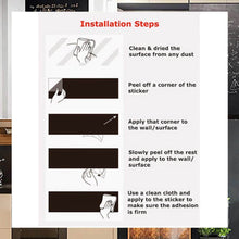 Blackboard Erasable Wall Sticker Chalkboard Sticker Removable Blackboard Wall Stickers Mural for Kids Room - Super Bachat