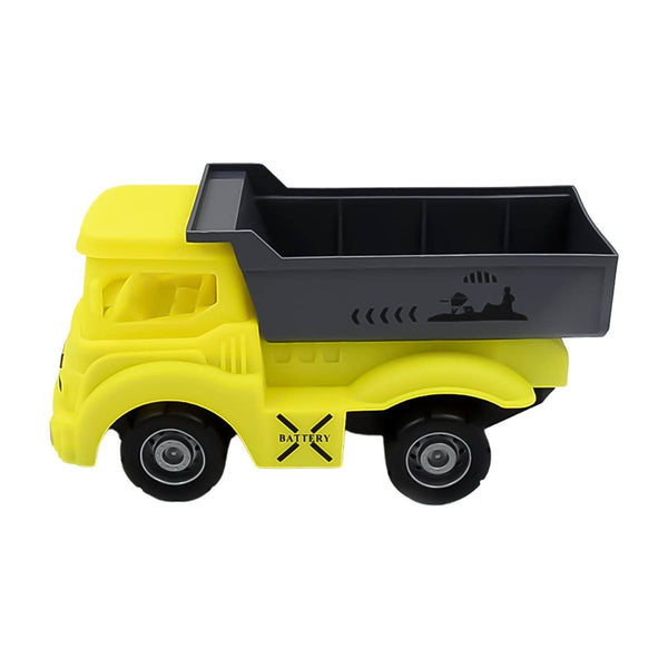 Friction Powered Dumper Toy Truck For Kids | With Opening Container Feature | Strong & Durable Plastic Material | Indoor & Outdoor Play Birthday Gift for Baby Boys & Girls (1 Pc) - Super Bachat