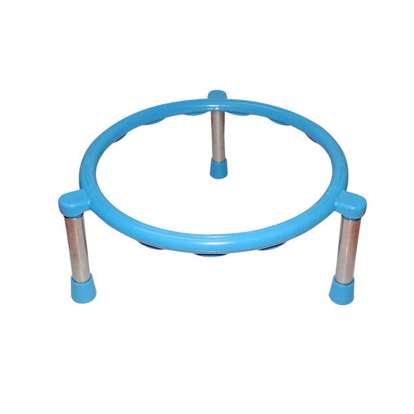 Stainless Steel Single Ring Matka Stand - Super Bachat