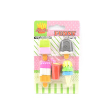 Mini Eraser Set for Kids (5 Pieces) - Fun Designs, Party Favors, School Prizes - Super Bachat