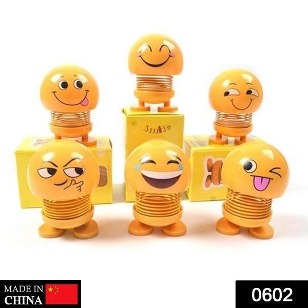 Emoticon Figure Smiling Face Spring Doll - Super Bachat
