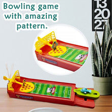 Mini Table Top Finger Football Game for Kids-Desktop Game for Kids & Adults, Fun Indoor Finger Bowling Game for Boys & Girls, Family Board Game - Super Bachat