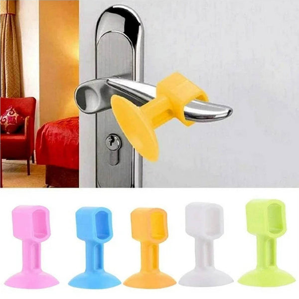 Self-Sucking Silicone Door Stopper (5 Pcs Set) - Super Bachat
