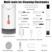 Keyboard Cleaner Kit, 20-in-1 Laptop Phone Screen Cleaning Kit, Keyboard Cleaning Kit with Electronic Cleaning Brush Spray for AirPods Pro, iPhone Pro, Camera, Computer Cleaning  - Super Bachat