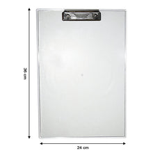 Transparent Premium Exam Pad with Centimeter Measuring Side for Students - Super Bachat