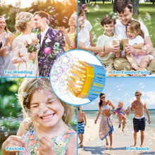69 Holes Big Rechargeable Powerful Machine Bubble Gun Toys for Kids Adults, Bubble Makers, Big Rocket Boom Bubble Blower Best Gifts - Super Bachat