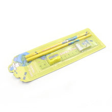 Wooden Pencil Set (5 Pc): School Supplies, Stationery Set for Kids - Super Bachat