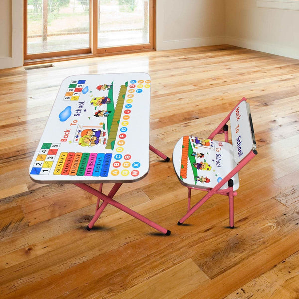 Multifunction Portable Foldable Study Table & Chair (2 Pc Set) - Super Bachat