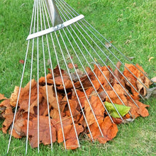 115-152 CM Rake for Gardening, Stainless Steel Telescopic Garden Rake for Quick Clean Up of Lawn and Yard, Adjustable Rake Claws Spacing Garden Broom with Long Handle for Clean Leaves (MOQ :- 12 pc) - Super Bachat