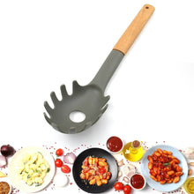 Plastic Kitchen Accessories Whisk , Pasta Spoon & Soup Spoon Heat Resistant Non Stick Spoons Kitchen Cookware Items (1 Pc ) - Super Bachat