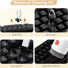 Keyboard Cleaner Kit, 20-in-1 Laptop Phone Screen Cleaning Kit, Keyboard Cleaning Kit with Electronic Cleaning Brush Spray for AirPods Pro, iPhone Pro, Camera, Computer Cleaning  - Super Bachat