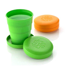 Portable Folding Travel Cup with Lid | Compact Expandable Tumbler for Kids & Camping - Super Bachat