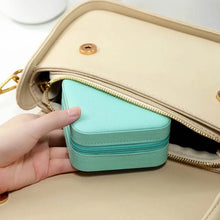 Mini PU Leather jewellery Box for Travel & Storage - Super Bachat