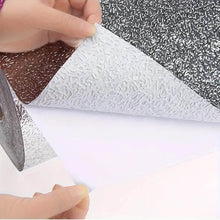Self-Adhesive Wallpaper Aluminum Foil Wall Paper (60×200 Cm / Mix Design) - Super Bachat