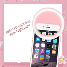 Phone Selfie Light Selfie Ring Light Selfie Light for Smartphone Selfie Light for Phone Battery Operated Selfie Ring Light (Battery Not Included) - Super Bachat