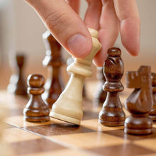 Foldable Wooden Chess Board Set (30 × 30 Cm / 1 Set) - Super Bachat