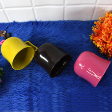 Premium Plastic Coffee / Tea Cups / Mug with Handle (1 Pc / Loose / Mix Color) - Super Bachat