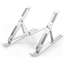 Laptop Stand for Desk | Metal Portable Laptop Stand, with 6 Adjustable Angles | Laptop Riser, Phone, and Tablet Stand | Compatible for All Laptop - Super Bachat