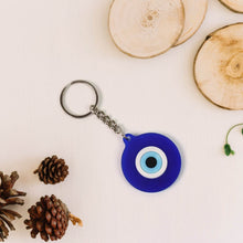 Evil Eye Rubber / Silicone Keychain (1 Pc / Blue Color) - Super Bachat