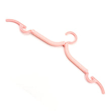 10 Pcs Portable Folding Clothes Hanger Creative Travel Easy to Carry Clothes Hanger for Adults and Children - Super Bachat