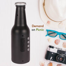 Bottle-Shaped Wireless Bluetooth Speaker with FM, USB & AUX Support - Super Bachat