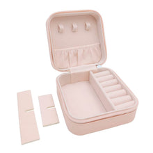 Mini PU Leather jewellery Box for Travel & Storage - Super Bachat