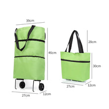Folding Cart Bags Trolley Shopping Bag For Travel Luggage - Super Bachat