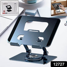 Aluminum Alloy 360°Rotating Bracket, Adjustable Laptop Stand, Portable Foldable Ergonomic Laptop Support - Super Bachat