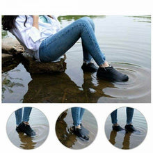 Non-Slip Silicone Rain Reusable Anti skid Waterproof Fordable Boot Shoe Cover ( Large ) - Super Bachat