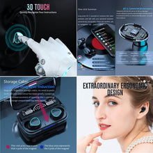 Wireless Bluetooth 5.0 In-Ear Earbuds – Mini Stereo with Mic - Super Bachat