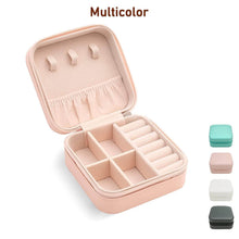 Mini PU Leather jewellery Box for Travel & Storage - Super Bachat