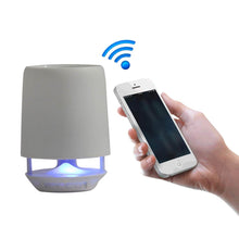 Multifunctional 4 Compartment Pen Holder with Bluetooth Speaker 5 W Bluetooth Speaker Laptop / Desk Speaker / Table Lamp / Night Lamp Smart Color Changing Pen Stand Wireless Bluetooth Speaker - Super Bachat