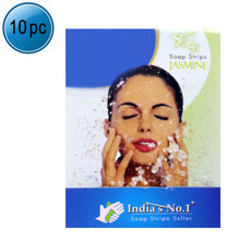 Fresh Paper Soap Strips Traveling Hand Wash with Jasmine Fragrance (100pc) - Super Bachat