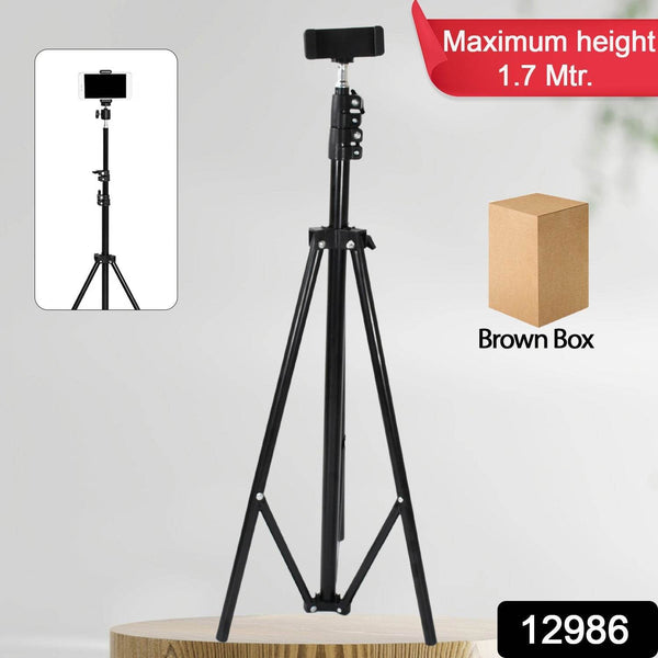 Professional Tripod with Multipurpose Head for Low Level Shooting, Panning for All DSLR Camera Photography Tripod Stand Folding Photo Stand Maximum Height 170 Cm - Super Bachat