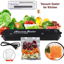 Vacuum Sealer Machine With 10 Pcs Bag (1 Set) - Super Bachat