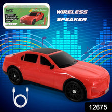 Wireless Bluetooth Speaker Portable Car Shape Music Speaker Support Bluetooth, TF Card, USB, Fm Radio Function Unique Shape Car Speaker - Super Bachat