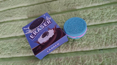 Biscuit Shape Eraser Unique Designs & Patterns (1 Pc) - Super Bachat