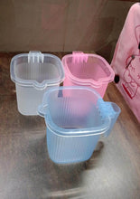 Plastic Square Transparent Bath Water Mug (1 Pc / 1000 ML / Mix Color) - Super Bachat