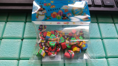 Fancy & Stylish Colorful Erasers, Mini Eraser Creative Cute Novelty Eraser for Children Different Designs Eraser Set for Return Gift, Birthday Party, School Prize (28 Pcs In 1 Packet) - Super Bachat