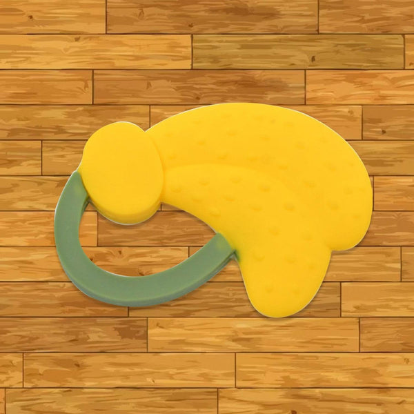 Soothe Baby's Gums: Safe & Fun Silicone Teether for Toddlers (3+ Months) - Super Bachat