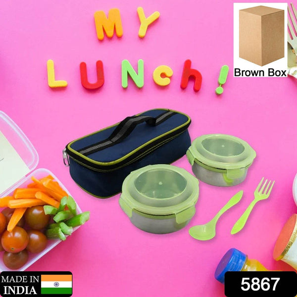 AIRTIGHT & LEAK PROOF STAINLESS STEEL CONTAINER MULTI COMPARTMENT LUNCH BOX CARRY TO ALL TYPE LUNCH IN LUNCH BOX & PREMIUM QUALITY LUNCH BOX IDEAL FOR OFFICE , SCHOOL KIDS & TRAVELLING IDEAL - Super Bachat