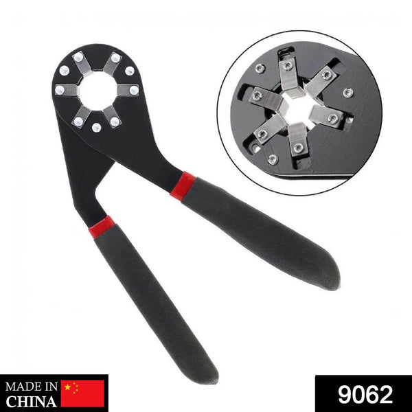 Multi-Function Hexagon Universal Wrench Adjustable Bionic Plier Spanner Repair Hand Tool (Small) Single Sided Bionic Wrench Household Repairing Wrench Hand Tool - Super Bachat
