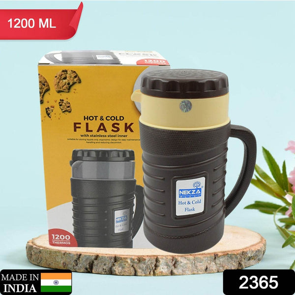 Stainless Steel Thermos Flask (Multiple Sizes): Travel Mug, Coffee, Tea (Leakproof) - Super Bachat