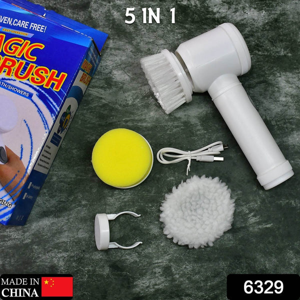 5in1 Home Kitchen Electric Cleaning Brush, Electric Spin Scrubber - Super Bachat