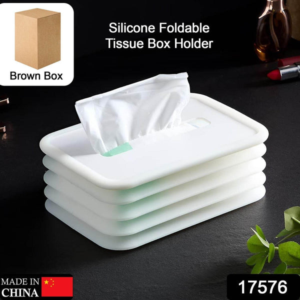 Tissues Holder Silicone Simple Tissue Box Tissues Cylinder Tissues Cube Box Tissue Holder for Bathroom Office Car Bedroom for Bathroom Room Office Car - Super Bachat