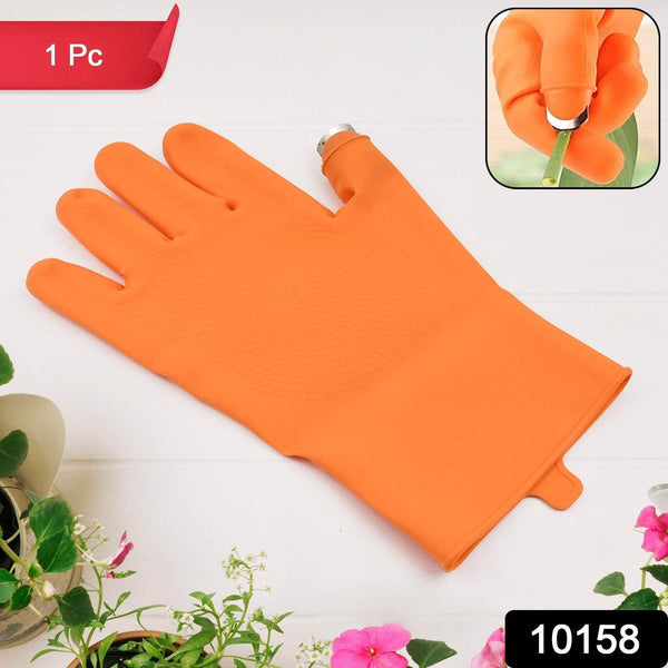 Right-Handed Silicone Thumb Cutter Gloves (1Pc) - Super Bachat