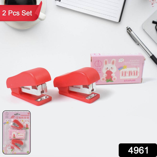 Mini Stapler with Staples / Pin Set (2 Pc) - Super Bachat