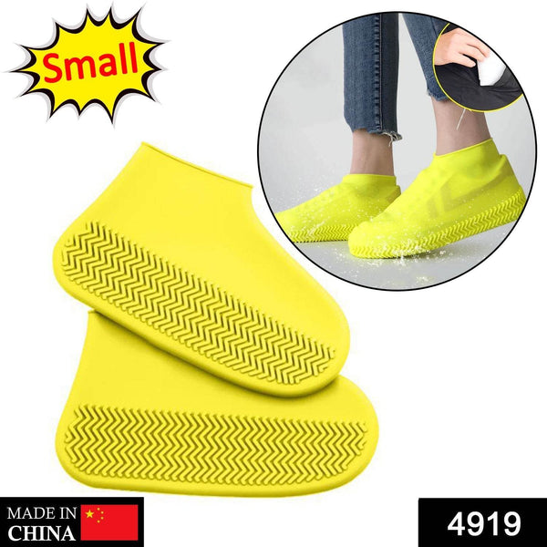 Small Silicone Shoe Covers: Waterproof & Anti-Skid for Rain & Bike - Super Bachat