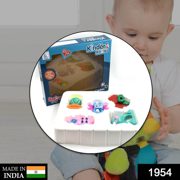 AT54 Rattles Baby Toy and game for kids and babies for playing and enjoying purposes. - Super Bachat
